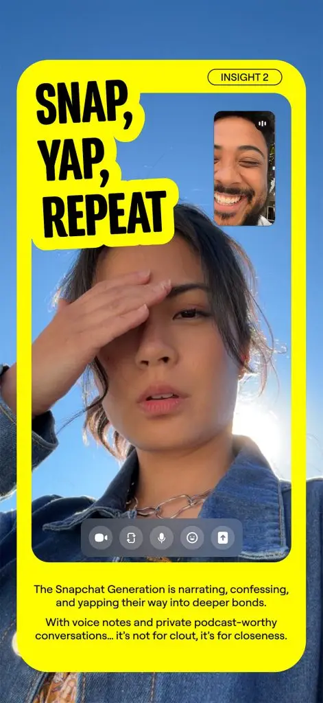 Snapchat chiffres tendances 2025 audio