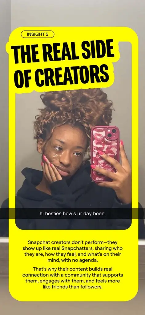 Snapchat chiffres tendances 2025 createurs