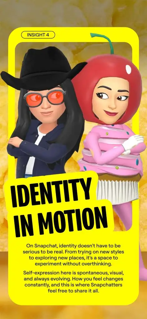 Snapchat chiffres tendances 2025 identite